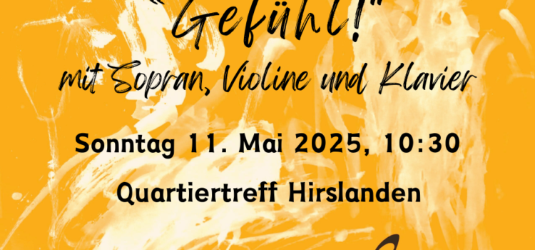 „Gefühl!“ QT Hirslanden Zürich